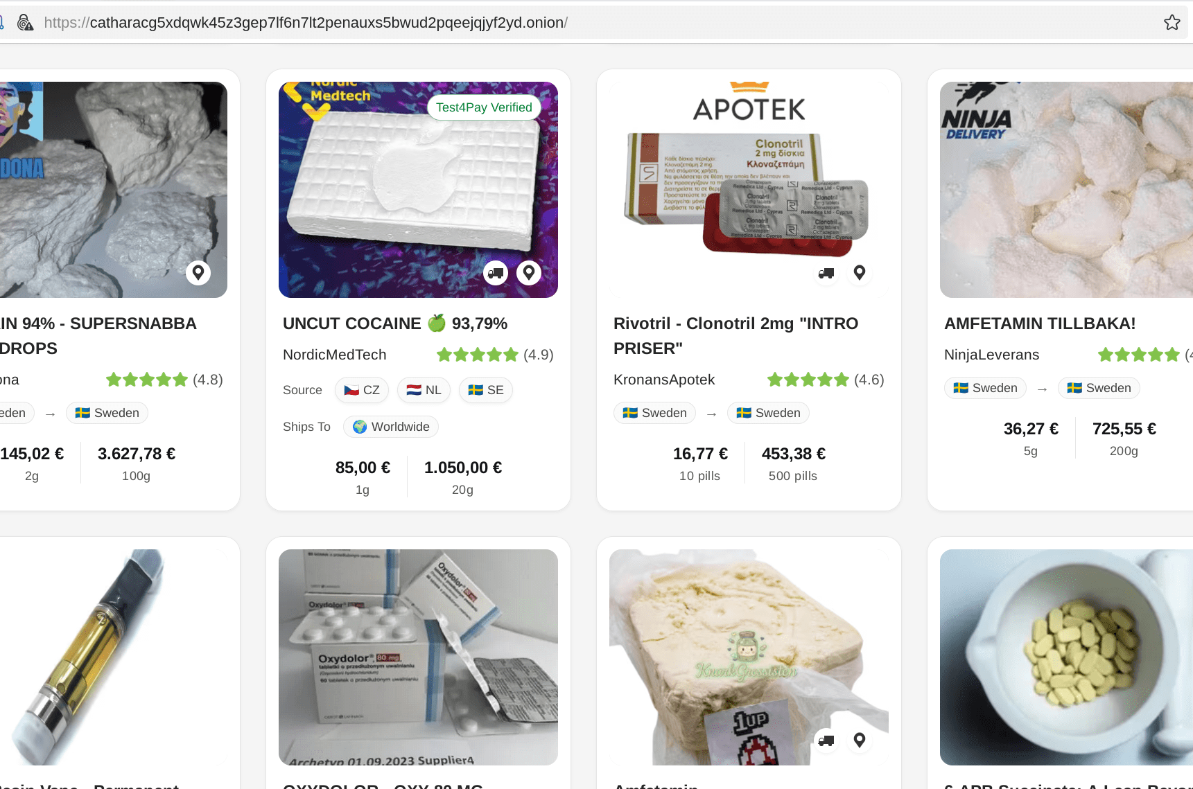 Catharsis Market secure terminal interface
